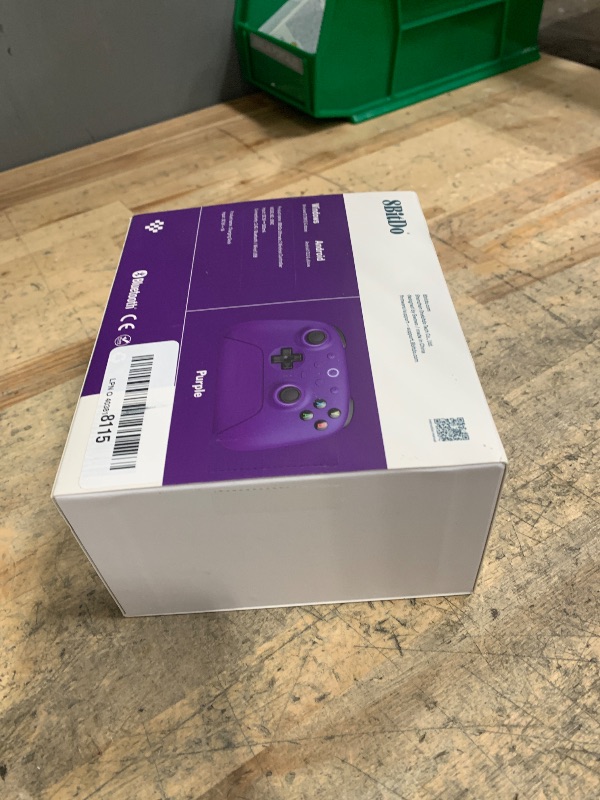 Photo 1 of **FOR PARTS ONLY/NON-FUNCTIONAL** 8BitDo Ultimate 2 Wireless Controller for Windows & Android, Gaming Controller with TMR Joysticks, Switchable Hall Effect/Tactile Triggers, RGB Fire Ring, 8Speed Wireless Tech, Purple