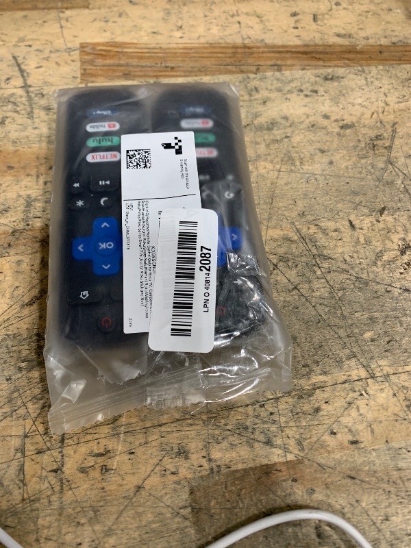 Photo 1 of (Pack of 2) Replacement Remote Control Only for Roku TV, Compatible for TCL Roku/Hisense Roku/Onn Roku/Sharp Roku/Element Roku/Westinghouse Roku/Philips Roku Smart TVs (Not for Roku Stick and Box)