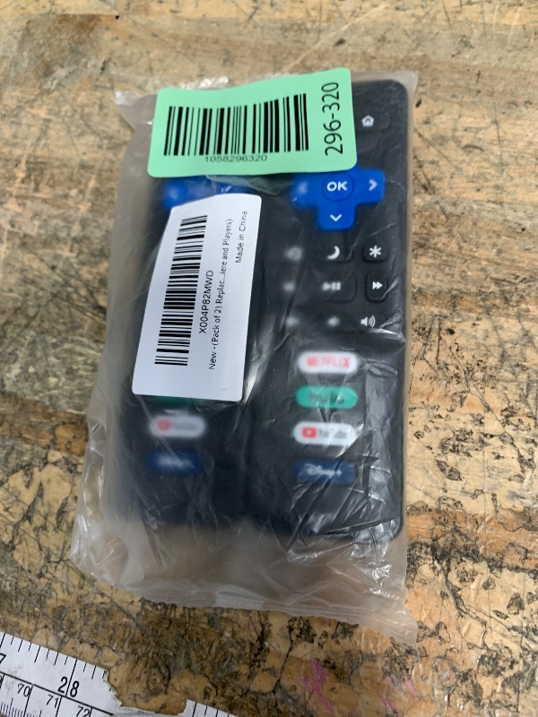 Photo 1 of (Pack of 2) Replacement for Roku-TV-Remote-Control, for TCL Roku/Onn Roku/Hisense Roku/Sharp Roku/Philips Roku Series Smart TVs (Not for Roku Stick, Box, Premiere and Players)