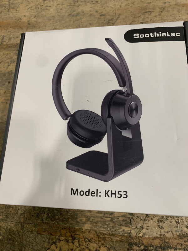 Photo 1 of (Upgraded Version) Wireless Headset, Bluetooth Headset with Noise Cancelling Microphone, Best Headphones with Mic Mute & USB Dongle for PC/Computer/Laptop/Cell Phones/Remote Work/Call Center