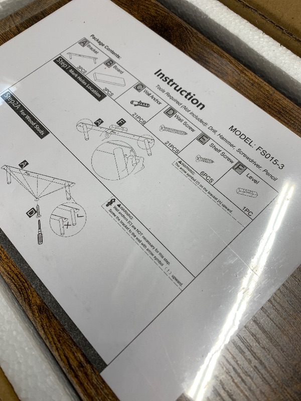 Photo 1 of (see all images) QEEIG Floating Shelves for Wall Bathroom Shelf Bedroom Kitchen Living Room Hanging Book Shelves Small Farmhouse Decor 