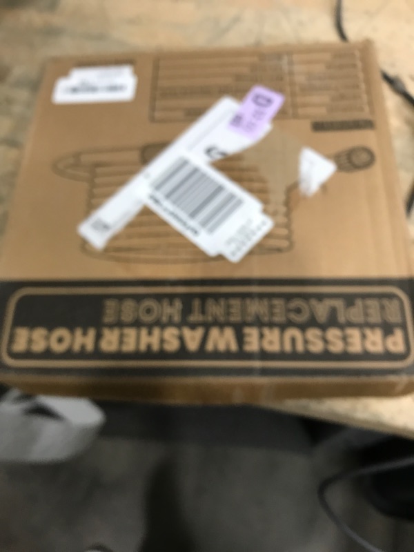 Photo 1 of Pressure Washer Hose 32FT, 3300PSI 1/4" Power Washer Hose with M22-14 Brass Fitting, Kink Resistant, No-Leak Design, Durable Replacement Hose fo Ryobi, Greenworks, CRAFTSMAN Most Brand Power Washer