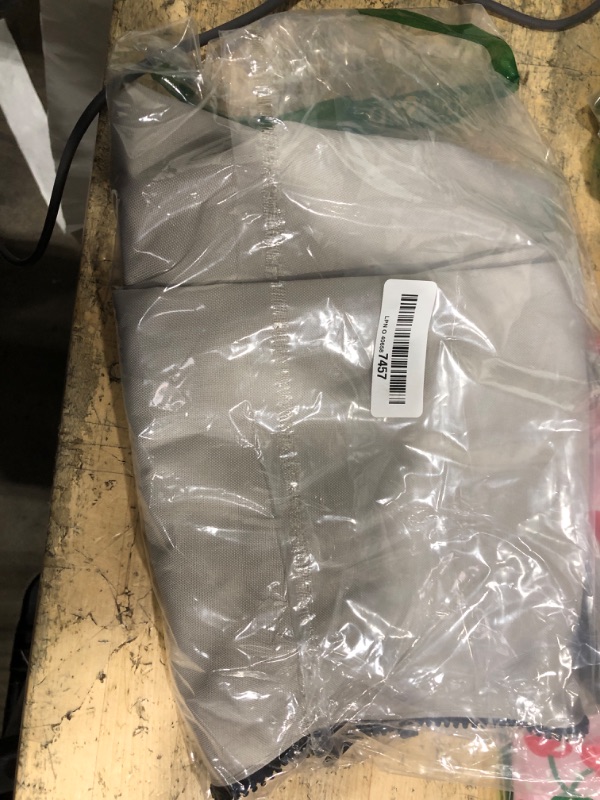 Photo 1 of 3Bow Bimini Top Storage Boot Cover with Light Hole Bimini Cover Boot Waterproof 900D Marine Grade Pontoon Bimini Top Replacement Boot,6'L 54"-60" W Grey