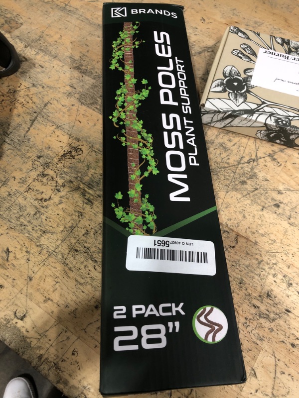 Photo 1 of 2 Pack 28'' Bendable Moss Pole Monstera Plant Support for Climbing Indoor Plants - Stakes for Potted Climbers - Tall Sticks Indoor Trellis for Houseplants - Accessories for Monstera Pot