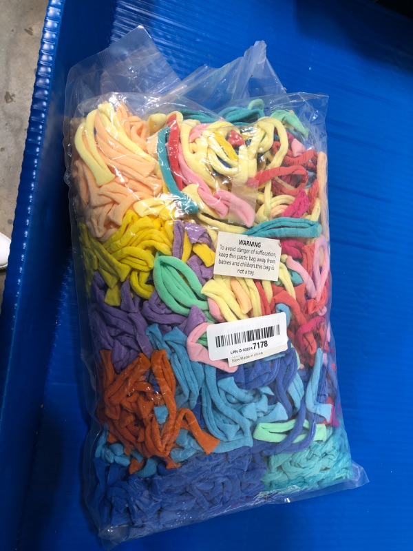 Photo 1 of 1200 PCS Weaving Loom Loops 12 Color Potholder 7 inch Durable Nylon DIY Crafts Projects for Kids Adults Rainbow Themed Potholder Weaving Loops Kit Elastic Ideal Gifts for Girls Ages DIY Crafts Supplie