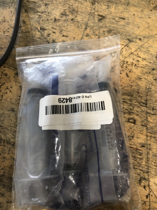Photo 1 of 10mL Syringe for Liquid, Food, Oral, Scientific Labs, Measurement, Dispensing, Press-In Adapter, Craft, Big Tip with Cap- 3 Pack 10ml Syringes with tsp & mL Measurement