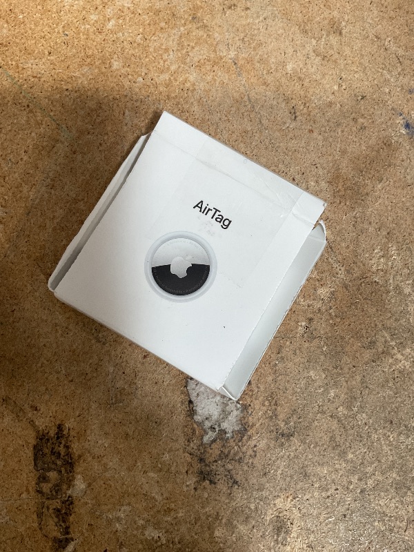 Photo 1 of Apple AirTag. Keep Track of and find Your Keys, Wallet, Luggage, Backpack, and More. Simple one-tap Set up with iPhone or iPad