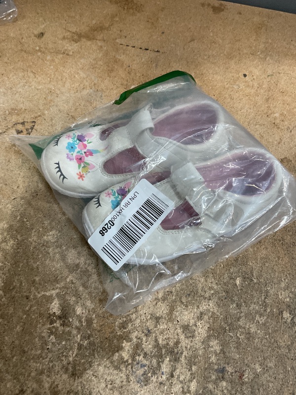 Photo 1 of **SEE CLERK NOTES** Toddler Girls Mary Janes Shoes Lightweight School Shoes for Girls Breathable Little Girls Dress Shoes White 12-12.5 Little Kid