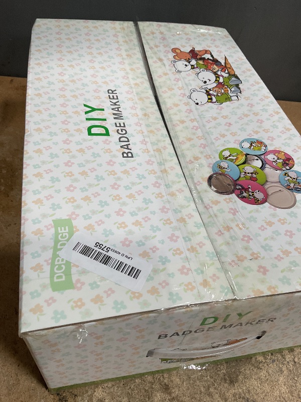 Photo 1 of ***MISSING PARTS*** Button Maker Machine 75mm (3 in) Installation-Free, DIY Button Pin Maker Machine, Button Badge Press Machine with Free 100 Sets Button Maker Supplies & Pictures & Circle Cutter & Magic Book