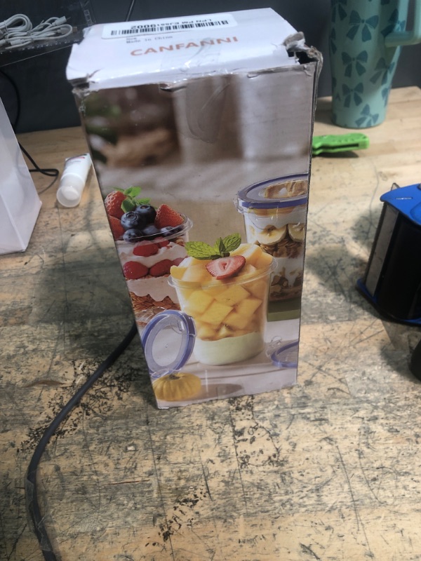 Photo 1 of 4 Pack Overnight Oats Containers with Lids, Oatmeal Container, 16oz Leak Proof Oats Jars, BPA Free, Reusable, Portable Plastic Food Storage Container for Oatmeal, Yogurt, Soup, Cereal, Milk and More