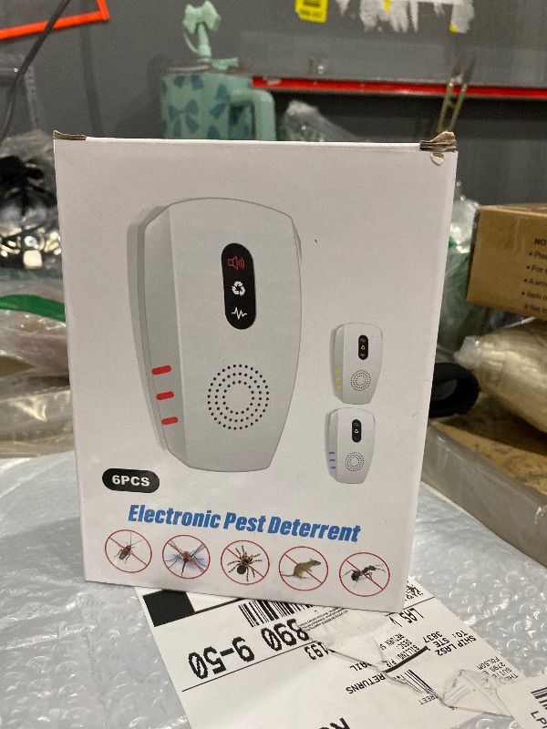 Photo 1 of 2025 Upgraded Ultrasonic Pest Repellent Indoor Insect Repeller, Pest Control, Repellent Roach, Mouse, Bugs, Mosquito, Mice, Spider, Ant, Rodent Repellent Ultrasonic Plug in, 3 Mode Switching, 6 Packs