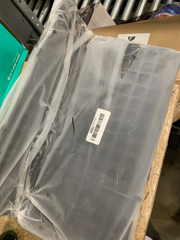 Photo 1 of 12 Pcs Under Couch Blocker for Bed Adjustable Furniture Plastic Under Bed Blocker with 30 Ties Black Couch Barriers for Dogs Pets Cats (Style 1)