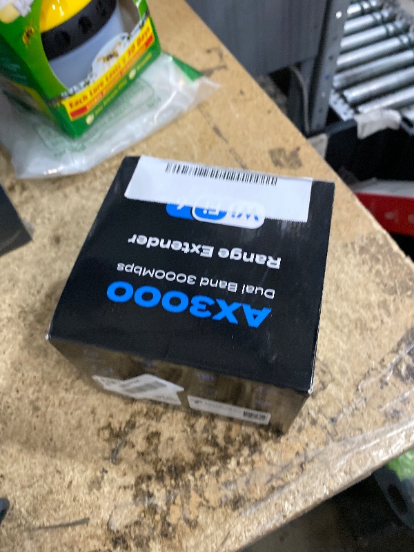 Photo 1 of 2025 AX3000 WiFi 6 Range Extender, WiFi Extender Signal Booster with Gigabit Ethernet Port, Dual Band (2.4G&5.8G) WiFi Repeater Cover to 13888sp.ft, Faster Speed and Wider Cover, Quick Setup (White)