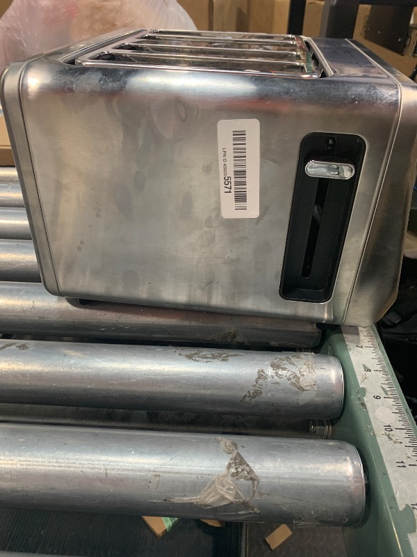 Photo 1 of 4 Slice Toaster– Dual Digital Smart TouchScreen & Independent Control Panel | Single-Slot Tech, Timer/Reheat/Defrost for Bagels, Bread | 1800W Stainless Steel, 6 Toast Types & Shade Settings