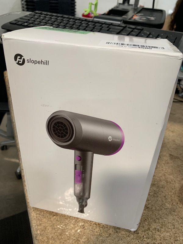 Photo 1 of ***SEE NOTES***
slopehill Professional Ionic Hair Dryer, Powerful 1800W Fast Drying Low Noise Blow Dryer with 2 Concentrator Nozzle 1 Diffuser Attachments for Home Salon Travel (Pottery Pink and Rose Gold)