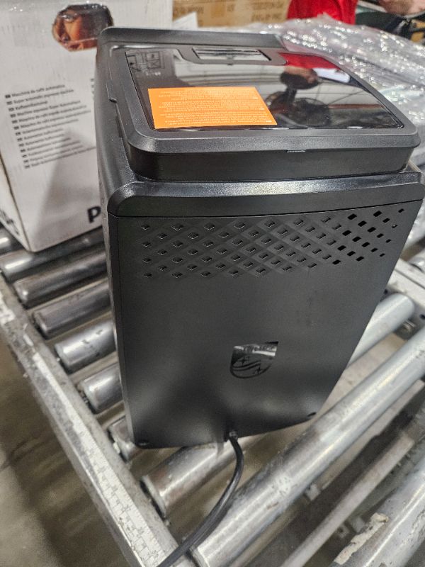 Photo 1 of ** Used, for parts only... Final sale ***** Philips Series 3300 Fully Automatic Espresso Coffee Machine - 6 Hot & Iced Drinks, LatteGo Milk System, 40% Quieter SilentBrew, Ceramic Grinder, Aquaclean Filter, Glossy Black (EP3341/50)