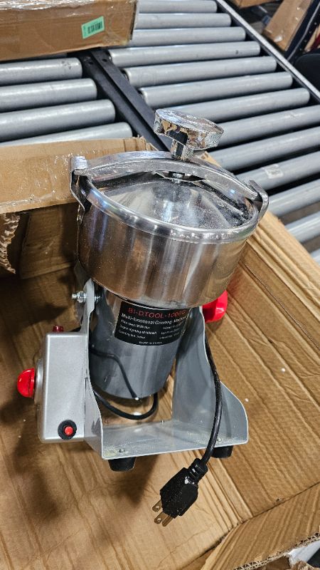 Photo 1 of ***PARTS ONLY***BI-DTOOL Electric Grain Mill Grinder 2800W Dry Material Grinding Machine 1000g Stainless Steel Pulverizer 36000r/min High-speed Grain Mill 270° swingable Superfine powder for Home and Commercial 1000g