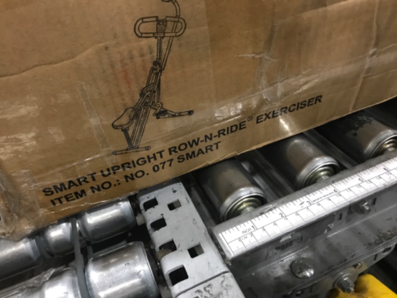 Photo 1 of ****************MISSING HARDWARE****************
Sunny Health & Fitness Smart Upright Row-N-Ride Exerciser, Squat Assist Trainer for Glutes Workout with Adjustable Resistance, Easy Setup & Foldable, Glute & Leg Exercise Machine- NO. 077SMART