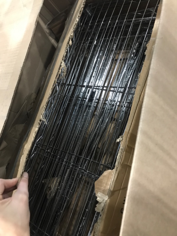 Photo 1 of ***********FOR PARTS ONLY, MISSIN THE CONNECTORS***************
Amazon Basics 5-Shelf Adjustable Heavy Duty Steel Wire Rack Storage Shelving Organizer for Kitchen, Garage, 36" L x 14" W x 72" H, Chrome