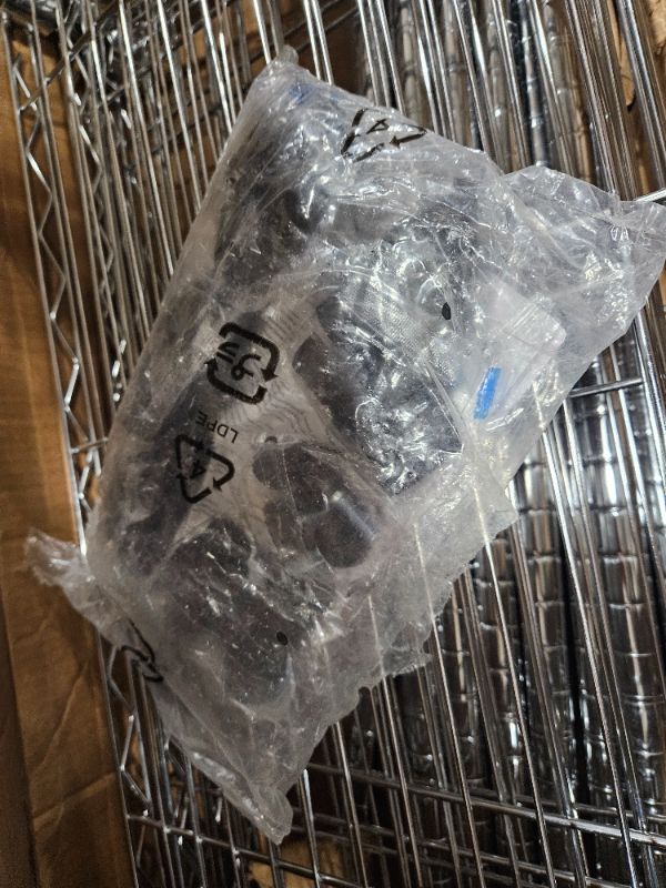 Photo 1 of ***********FOR PARTS ONLY, MISSIN THE CONNECTORS***************
Amazon Basics 5-Shelf Adjustable Heavy Duty Steel Wire Rack Storage Shelving Organizer for Kitchen, Garage, 36" L x 14" W x 72" H, Chrome