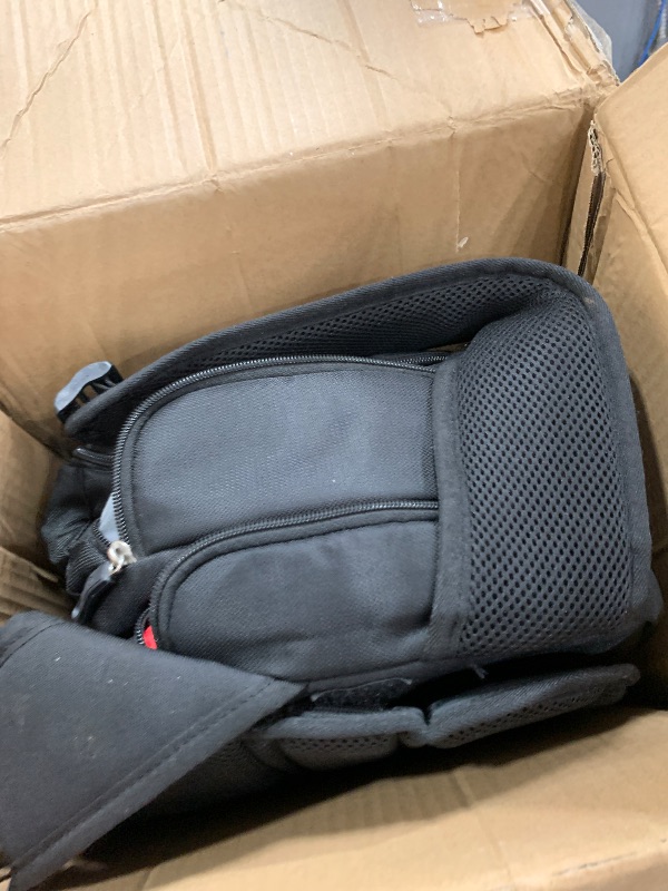 Photo 1 of (Damaged shoulder strap) Samsonite MVS Rolling Backpack, Black, 19-Inch