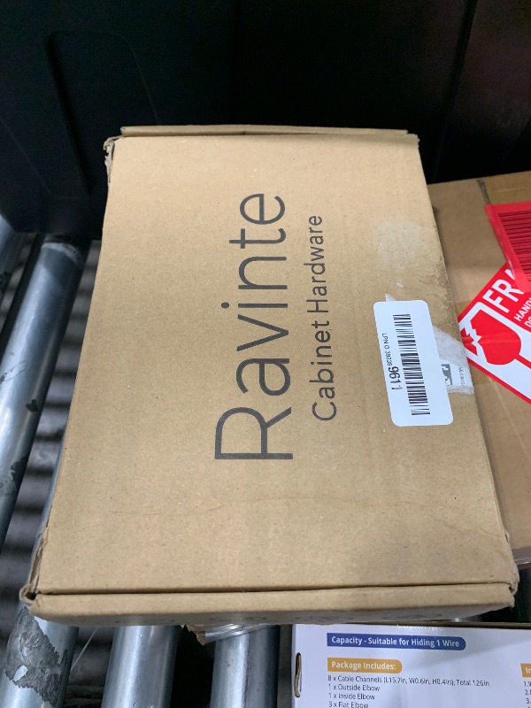 Photo 1 of (PARTIAL SET) (UNTESTED) Ravinte 25-Pack Black Matte Slim Square Bar Drawer Handles - 6-1/4in Center to Center Kitchen Cabinet Hardware