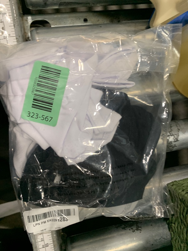 Photo 1 of 2PCS Crop Tops for Women, U Neck Sleeveless Tank Tops, Basic Cropped Racerback Going Out Tops Athletic Sports Shirts, X-Large, Black+White