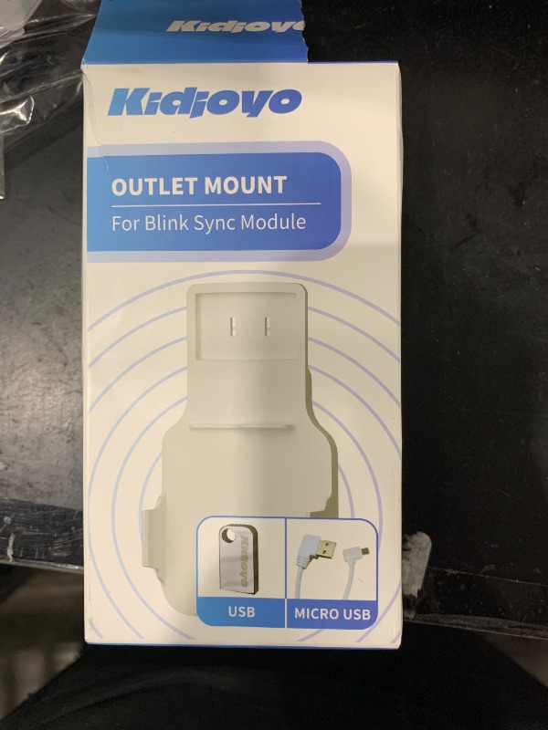 Photo 1 of 256GB Blink USB Flash Drive & Wall Mount for Blink Sync Module 2 with Short Cable – Declutter, Save Space, and Effortlessly Enhance Security (1 Pack)