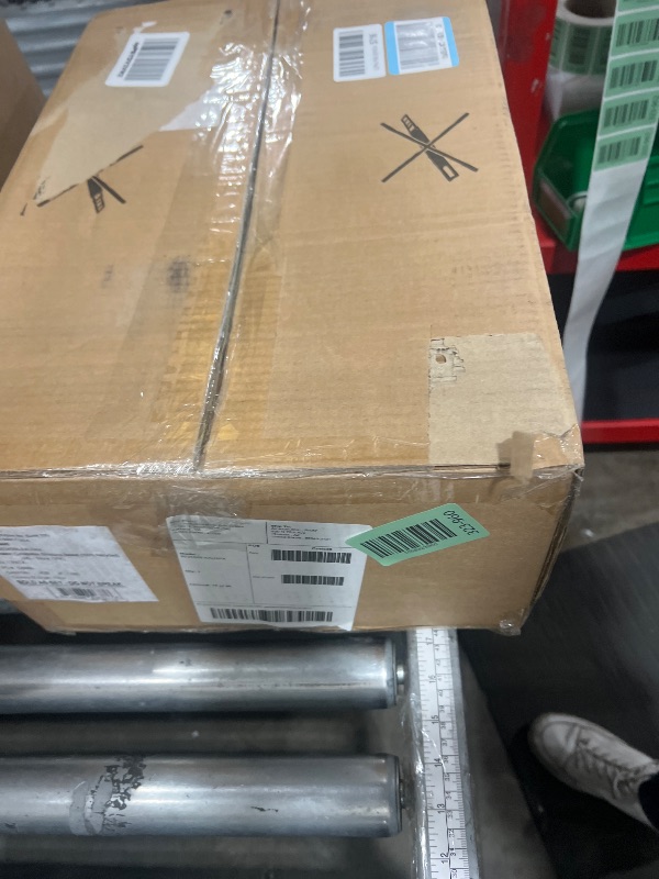 Photo 1 of (ONLY ONE) CleverMade Collapsible Shopping Basket, Stone, 3PK - 24L (6 Gal) Reusable Plastic Grocery Shopping Baskets, Holds 25lbs Per Basket - Small Foldable Storage Crates with Handles