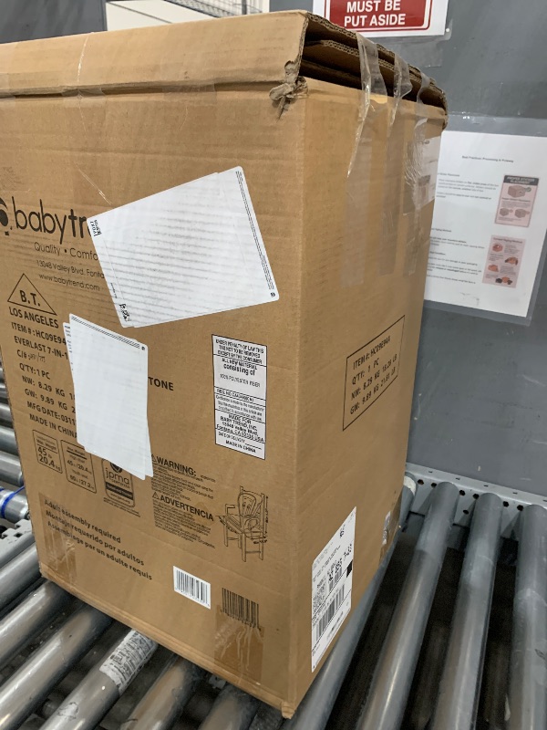 Photo 1 of ******************Missing a piece on the back panel for reclining***************
Baby Trend Everlast 7-in-1 High Chair, Pink Stone