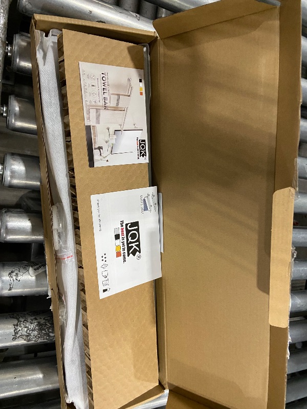 Photo 1 of  Bathroom Shelves Glass Floating Shelf 20-Inch for Bedroom Living Room Kitchen Hanging Rack Rustproof Wall Mounted Black