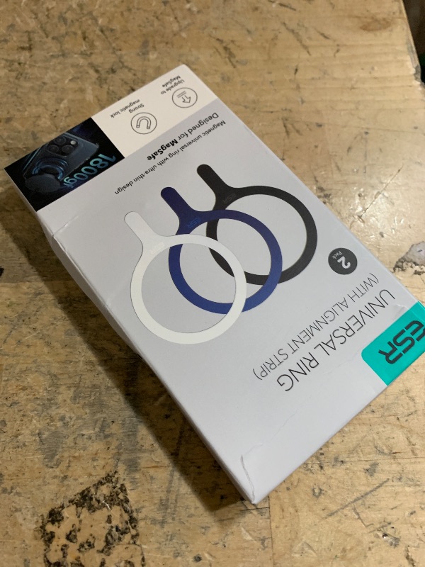 Photo 1 of **PARTIAL SET/ ONLY 1** ESR for MagSafe Sticker 360, MagSafe Ring Magnet, 1 Pack Magnetic Ring, Universal Magnetic Wireless Charger Conversion Kit for iPhone 17/16/16e/15/14/13/12/11, Samsung Galaxy, Google Pixel 10, Black