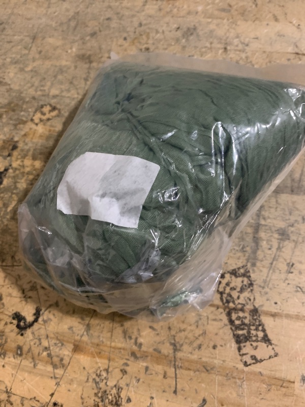 Photo 1 of 2 Pack Sage Green Cheesecloth Table Runner - 35x120 Inch (10ft) Boho Wedding Table Runner, Rustic Gauze Fabric Runner for Birthday, Baby Shower, Party Decorations - Sheer Decorative Table Runner