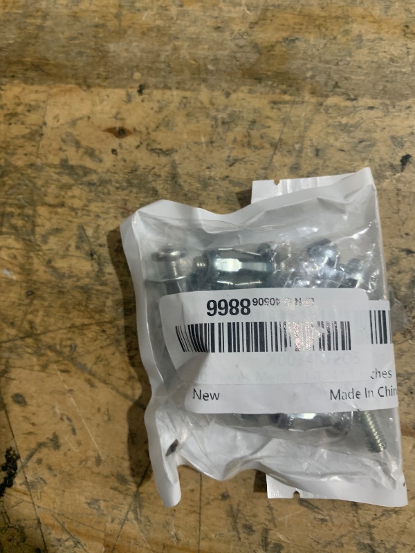 Photo 1 of 10 Pieces Metal Cavity Fixing Door Anchor for 0-5mm Door - Extra Short Hollow Wall Anchors for Aluminium Cladding, Steel Pipe, Iron Sheet, Plastic Sheet (12*18MM) 0.24 * 1 Inches