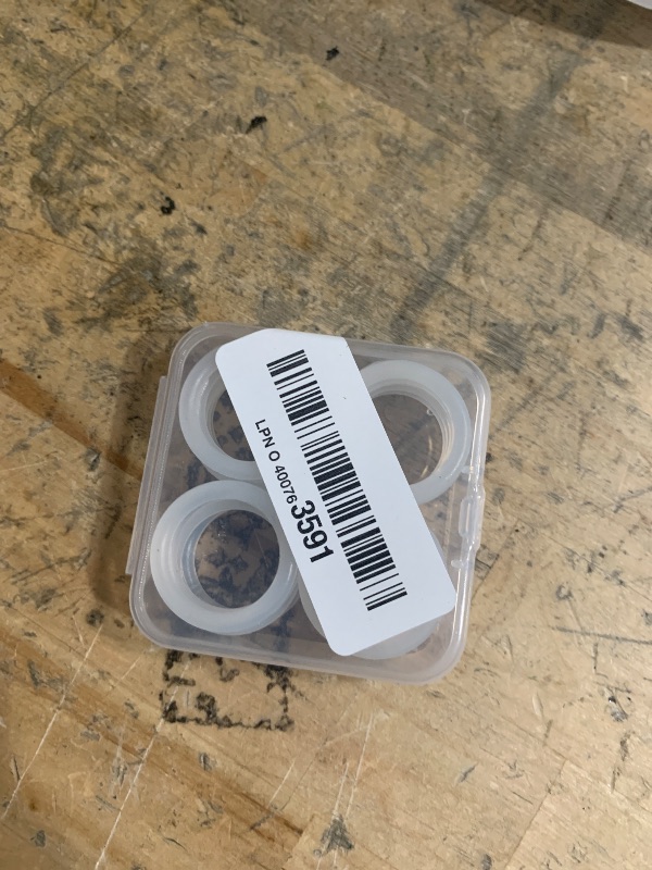 Photo 1 of 20pcs Baby Pacifier Safy Silicone O-Rings Dummy Pacifier Chain for Infnat Clips Adapter Holder for Baby Show or Birthday Gift(Transparent)