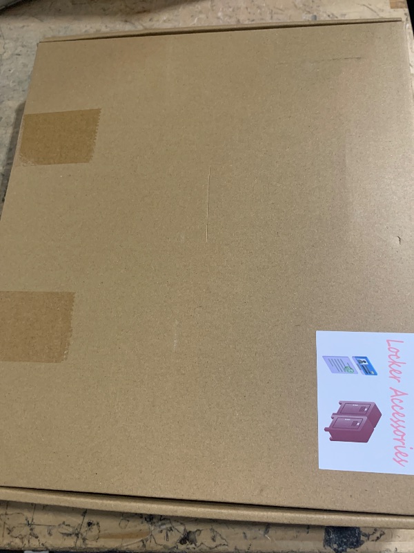 Photo 1 of 19 PCS Locker Accessories with Locker Shelf, White Locker Decoration for Girls, Back to School Essentials Magnetic Locker Organizer, Mirror, Whiteboard, Pen Holders, Magnetic Picture Frame and Magnets