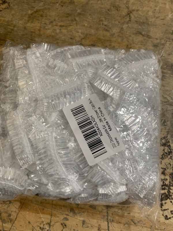 Photo 1 of 200 Pcs Disposable Ear Covers for Shower Waterproof - Ear Shower Caps for Adults Ear Caps for Shower Ear Covers for Hair Dye Plastic Ear Covers for Showering - Disposable Ear Protectors for Water