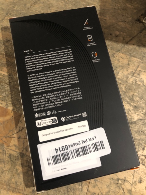 Photo 1 of TORRAS Magnetic & Stand for Google Pixel 10 Pro Case/Pixel 10 Case, Fit for MagSafe & Pixelsnap, Mil-Grade Protection, Slim Fit for Pixel 10/10 Pro Phone Case with Flush Kickstand, Translucent Black