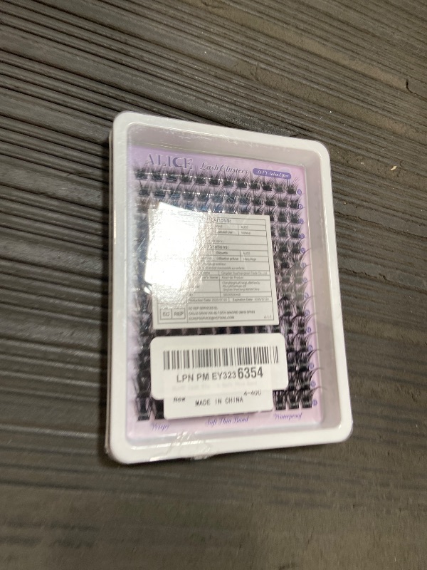 Photo 1 of ALICE Lash Clusters Wispy Eyelash Clusters 168pcs 10-18mm Cluster Eyelash Extensions Natural Volume Lash Extensions DIY Individual Lashes Clusters with Soft Thin Band