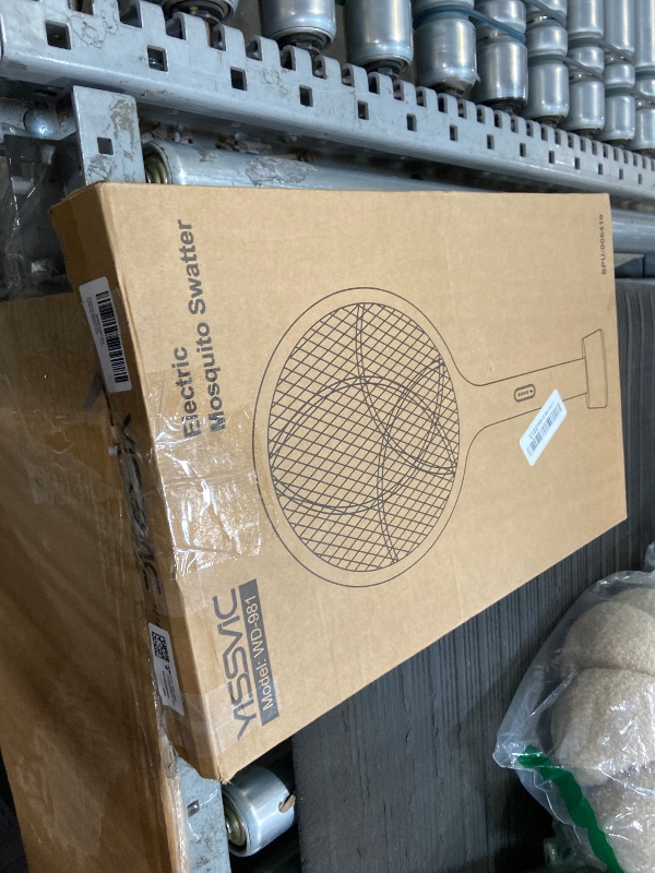 Photo 1 of YISSVIC Electric Fly Swatter Bug Zapper Racket Dual Modes Mosquito Killer with Purple Mosquito Light Rechargeable for Indoor Home Office Backyard Patio Camping