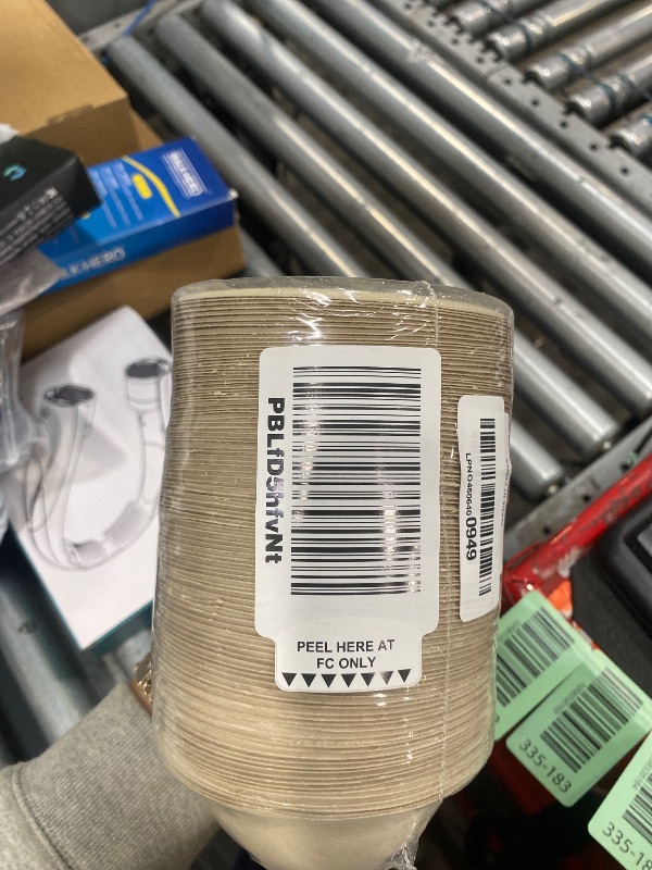 Photo 1 of 100 Pack 8oz Compostable Paper Bowls,Heavy-Duty Disposable Natural Bagasse Bowls,Biodegradable Soup Bowls,Eco-Friendly,Heat Resistant,for Ice Cream,Salad,Soup,Snack,Dessert,Pasta,Hot or Cold Use