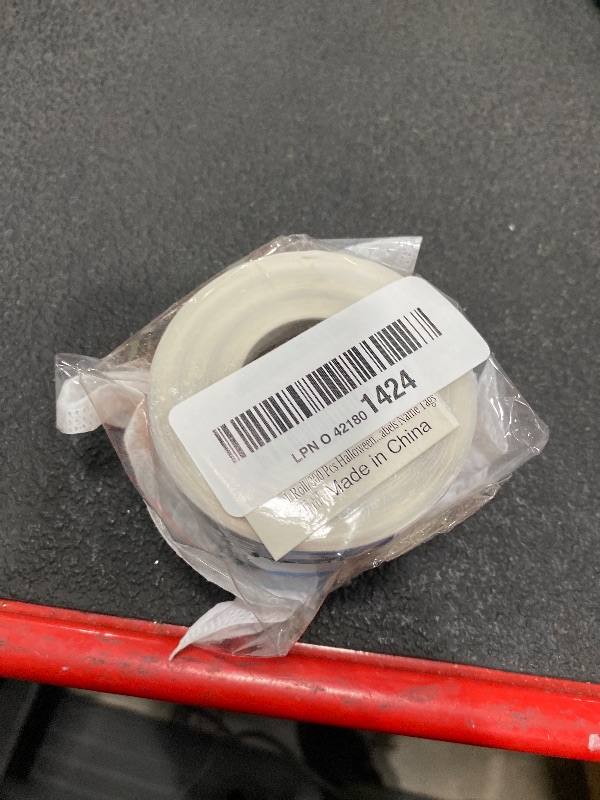 Photo 1 of 1 Roll/300 Pcs Halloween Tags Labels Stickers Self Adhesive Decorative Present Labels Stickers Decals Write On Labels Name Tags Stickers