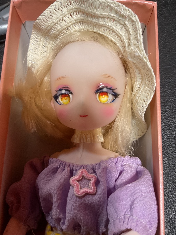 Photo 1 of **POSSIBLY MISSING PARTS/PIECES SEE CLERK NOTES** bositigo Pretty Anime Design BJD Dolls 1/6 11.8 Inch Ball Jointed Doll DIY Toys with Clothes Outfit Shoes Wig Hair Makeup,Best Birthday Gift for Princess Girls Kids Children - Diana