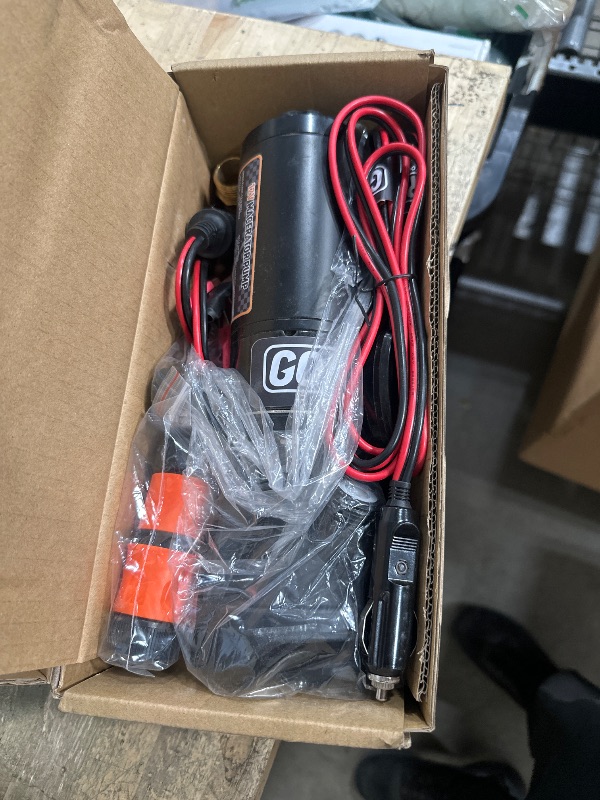 Photo 1 of 12V RV Portable Macerator Waste Pump for Sewage, 12GPM Suction 3.2 feet Lift 10 feet, Complete RV Macerator Pump Kit for Right Out of Box