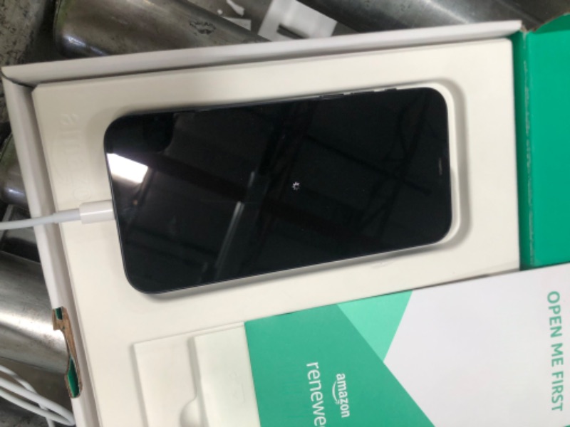 Photo 1 of ***WILL NOT STAY POWERED ONE MINOR GLITCHING***Apple iPhone 12, 64GB, Black - Unlocked (Renewed Premium)