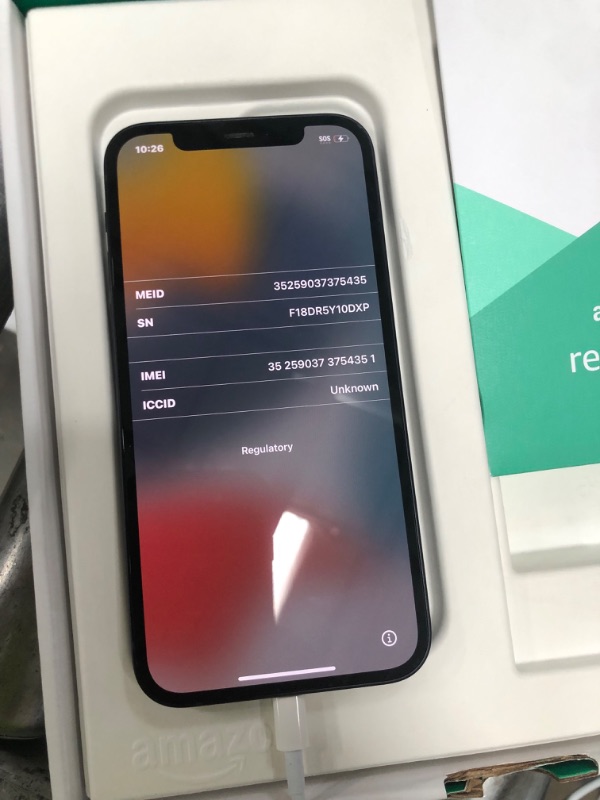 Photo 1 of ***WILL NOT STAY POWERED ONE MINOR GLITCHING***Apple iPhone 12, 64GB, Black - Unlocked (Renewed Premium)