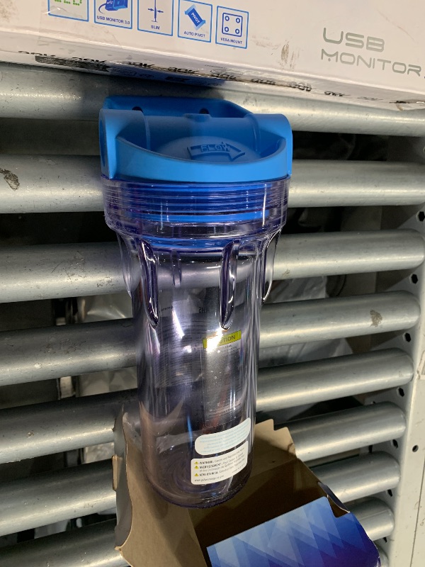 Photo 1 of ***(MISSING PARTS)***Pentair OMNIFilter WH5 Filter Housing, 10" Standard Clear Sump Water Filter Housing with Integral Mounting Bracket and 3/4" NPT Inlet, Includes Housing, Mounting Screws and Wrench, Clear