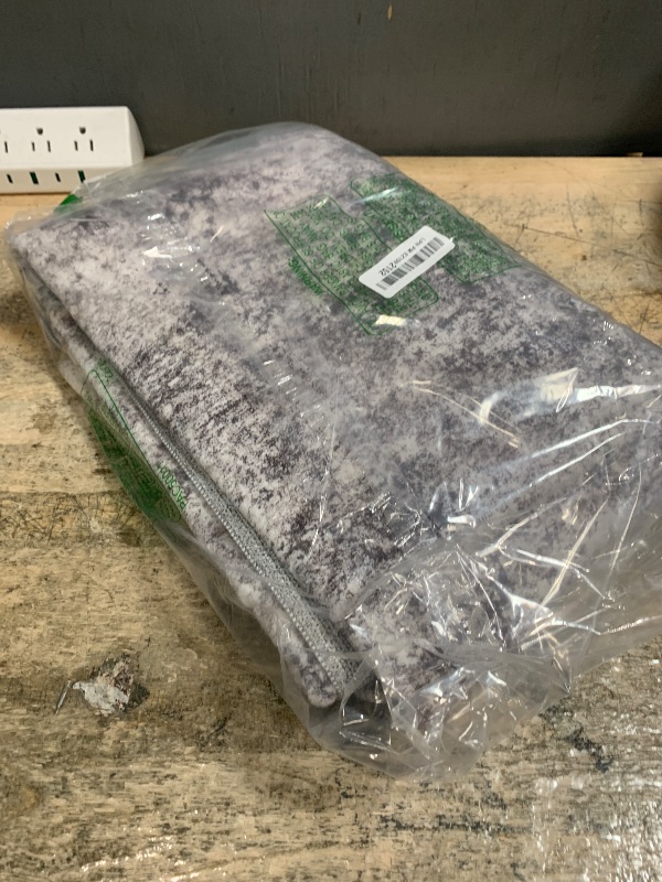 Photo 1 of Abstract 3x5 Washable Rug: Modern Non Slip Area Rug Soft Carpet Foldable Distressed Stain Resistant Neutral Rugs for Hallway Living Room Bedroom Decor Indoor Small Farmhouse Rug 3'x5' Gray Cream