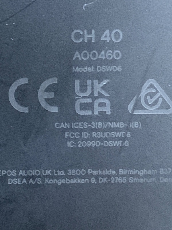 Photo 1 of ***(PARTS ONLY/ MAJOR DAMAGE/ NON FUNCTIONAL)***EPOS Impact 1061T - Enhanced Open Office Headset with Hybrid ANC, AI™ Microphone, and Multipoint ConnectivityLPNO381882418
