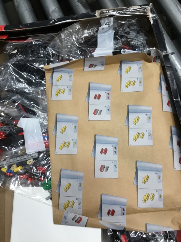 Photo 1 of (DAMAGED BOX) (PARTIAL SET) LEGO Technic Ferrari SF-24 F1 Car Model Kit for Adult F1 Fans 42207